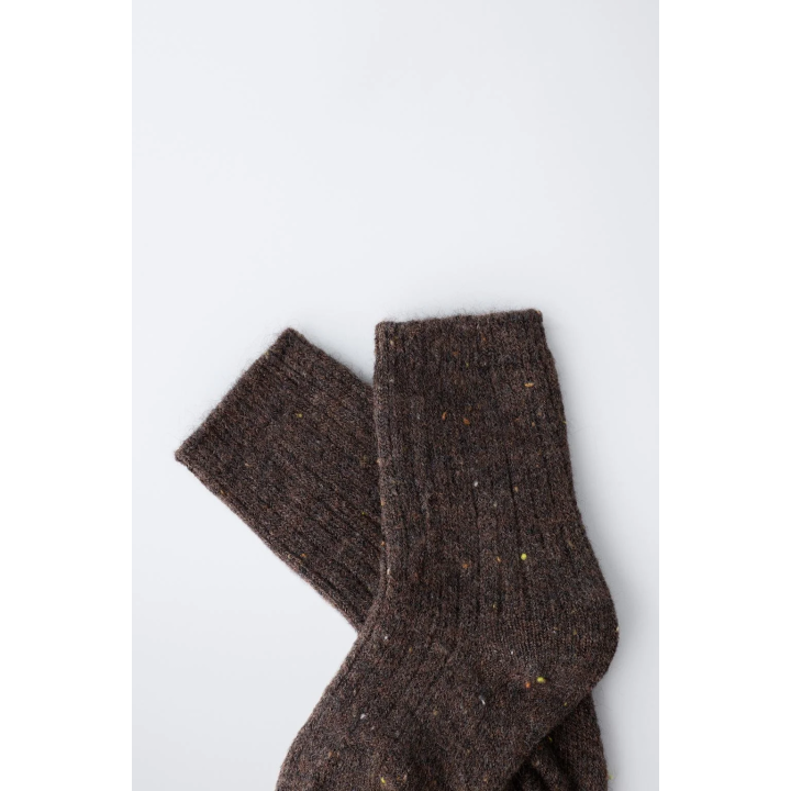 Носки на пуговицах с 15% шерстью