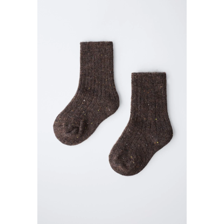 Носки на пуговицах с 15% шерстью