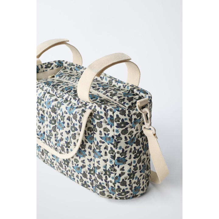 СУМКА ДЛЯ КОЛЯСКИ С ЦВЕТОЧНЫМ ПРИНТОМ