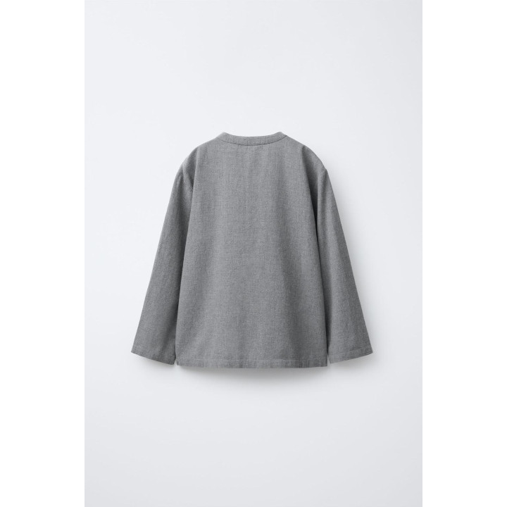 6-14 ЛЕТ/ПИЖАМА С ВОРОТНИКОМ-СТОЙКОЙ