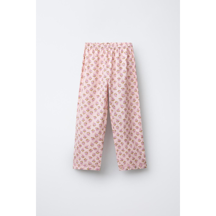 6-14 ЛЕТ/ПИЖАМА: РУБАШКА И БРЮКИ С ЦВЕТОЧНЫМ ПРИНТОМ