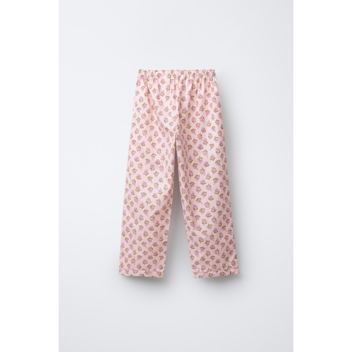 6-14 ЛЕТ/ПИЖАМА: РУБАШКА И БРЮКИ С ЦВЕТОЧНЫМ ПРИНТОМ