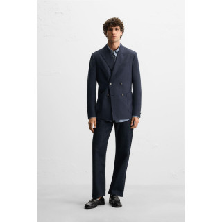 ДВУБОРТНЫЙ БЛЕЙЗЕР С ШЕРСТЬЮ