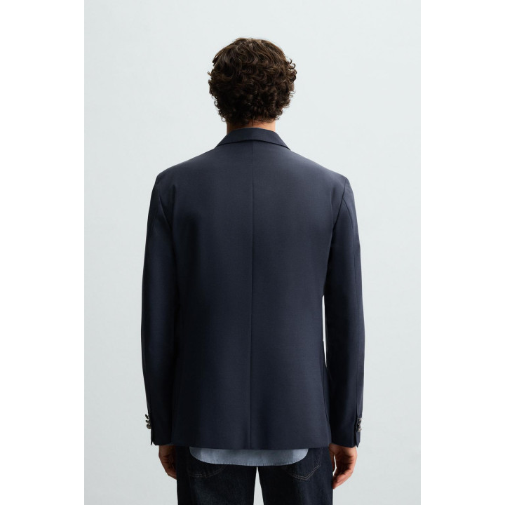 ДВУБОРТНЫЙ БЛЕЙЗЕР С ШЕРСТЬЮ