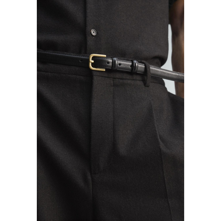 БРЮКИ ИЗ СМЕСОВОЙ ШЕРСТИ С ЗАЩИПАМИ — LIMITED EDITION