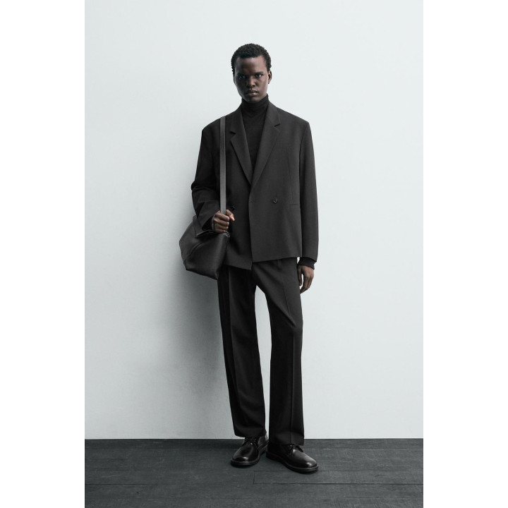 Пиджак из шерстяной смеси с двубортной застежкой