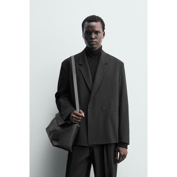 Пиджак из шерстяной смеси с двубортной застежкой