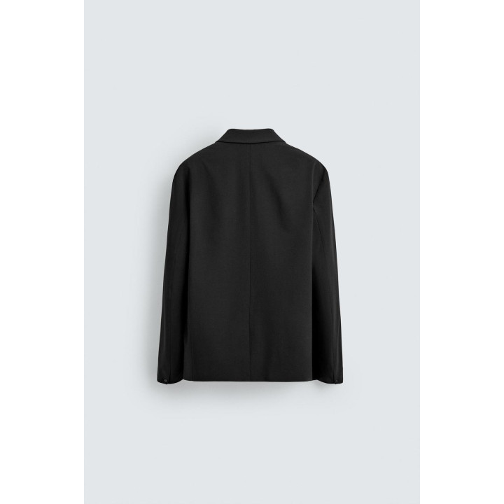 Пиджак из шерстяной смеси с двубортной застежкой