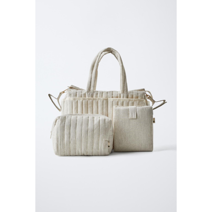 НАБОР С ПОЛОСАТОЙ СУМКОЙ ДЛЯ МАМ