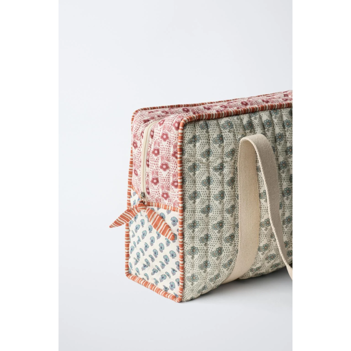 Сумка для беременности с цветочным принтом