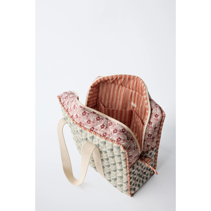 Сумка для беременности с цветочным принтом