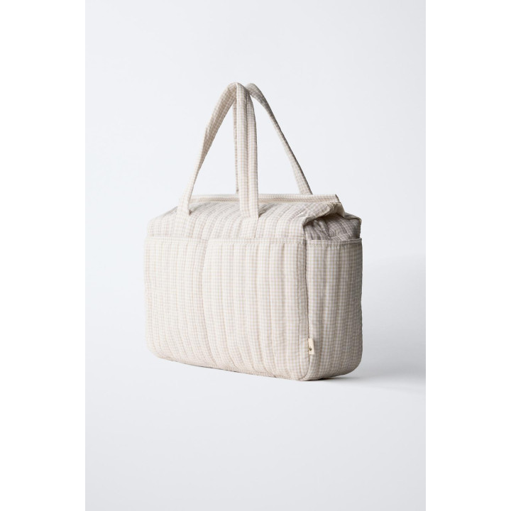 Сумка для беременных в клетку