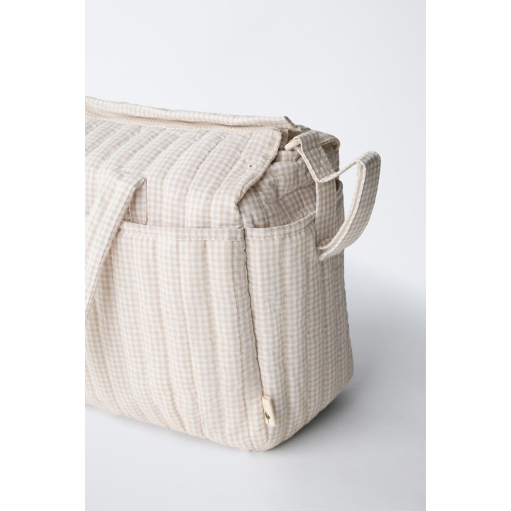 Сумка для беременных в клетку