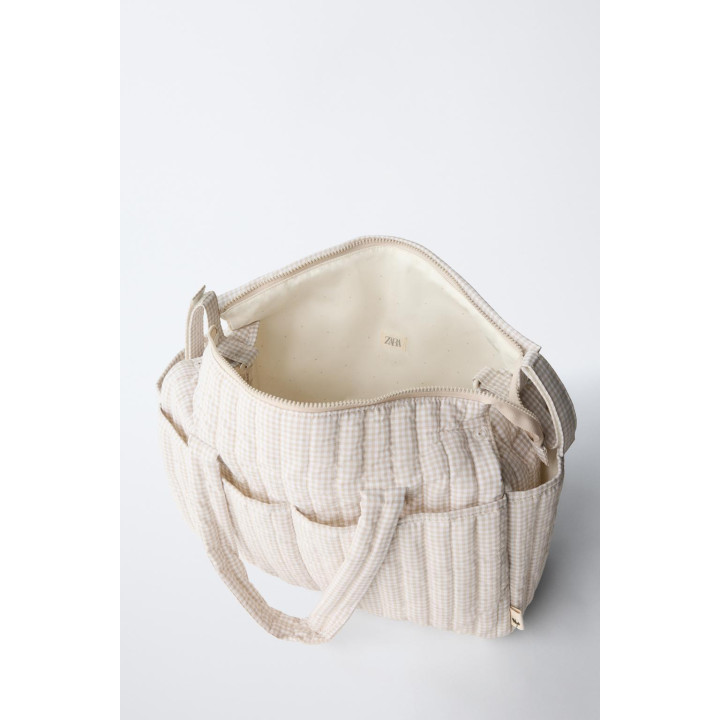 Сумка для беременных в клетку