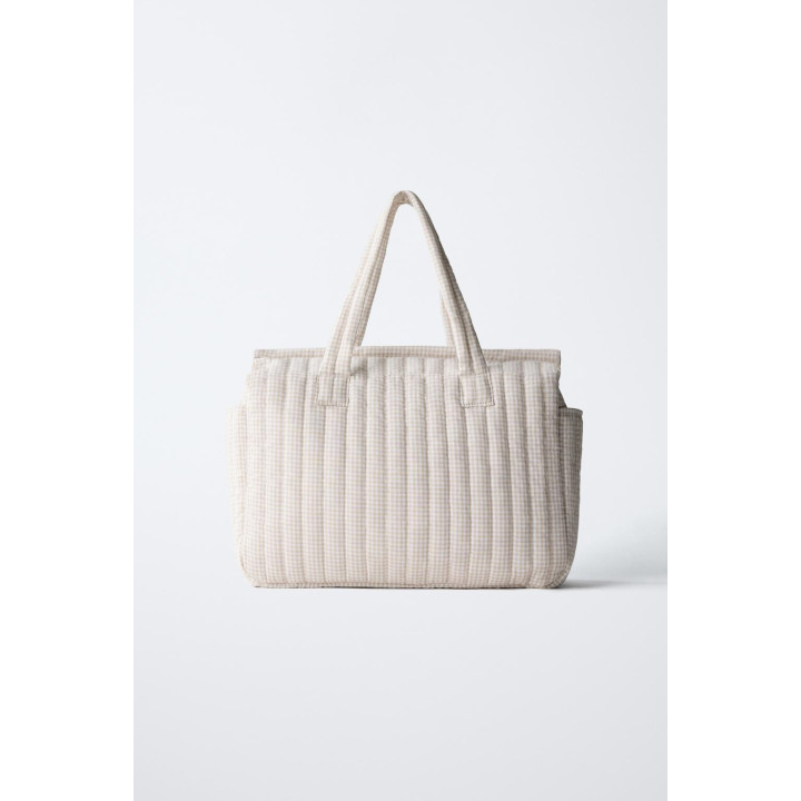 Сумка для беременных в клетку