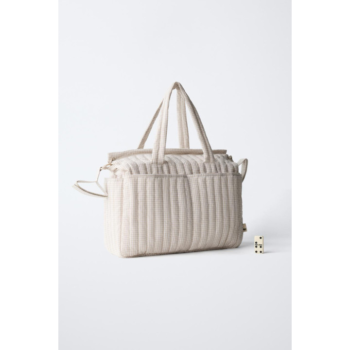 Сумка для беременных в клетку