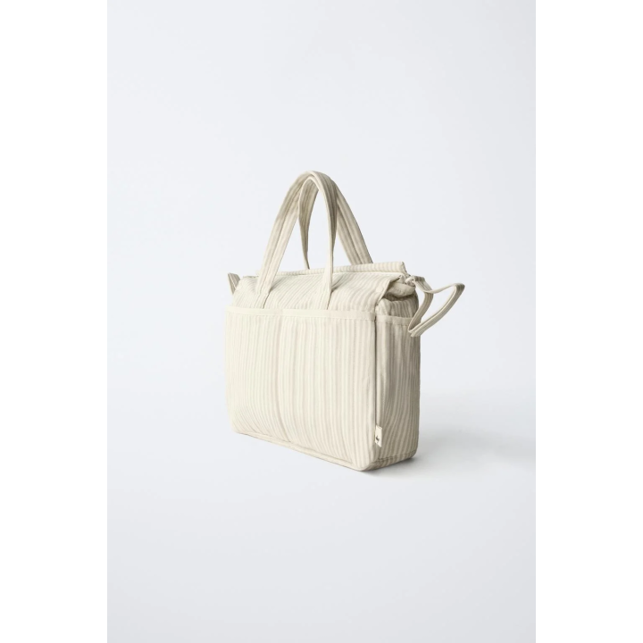 Сумка для беременных в полоску