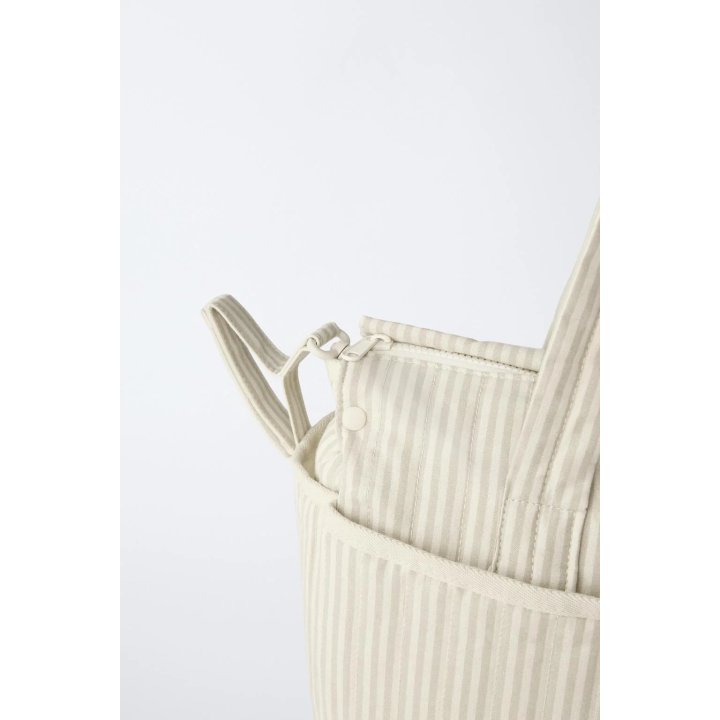 Сумка для беременных в полоску