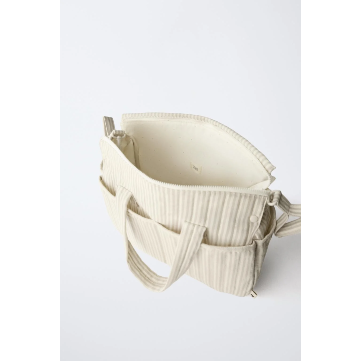 Сумка для беременных в полоску