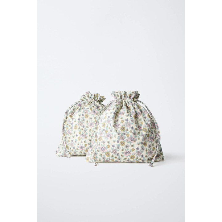 КОМПЛЕКТ СУМОК С ЦВЕТОЧНЫМ ПРИНТОМ