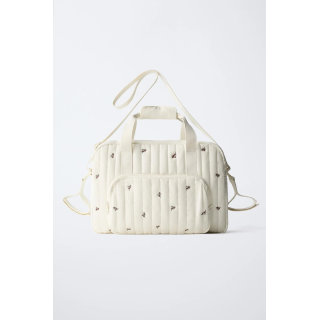 Сумка для беременных с цветочным принтом