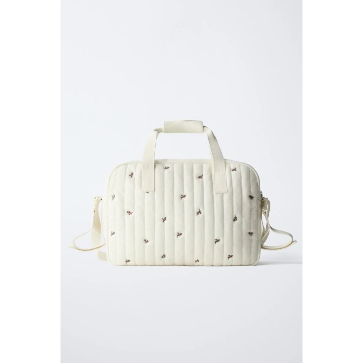 Сумка для беременных с цветочным принтом