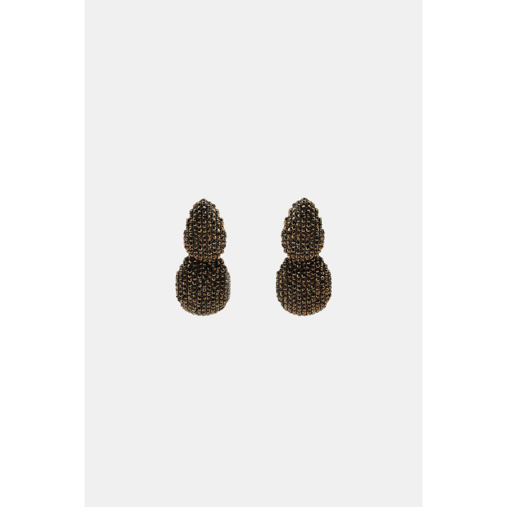 ДВОЙНЫЕ СЕРЬГИ СО СТРАЗАМИ