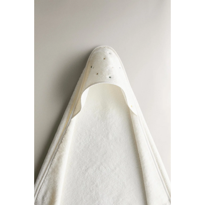 STARS HOODED BABY TOWEL