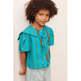 Рубашка на шарфе в полоску limited edition