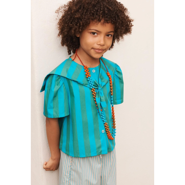 Рубашка на шарфе в полоску limited edition