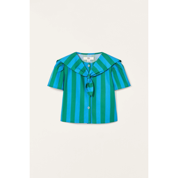 Рубашка на шарфе в полоску limited edition