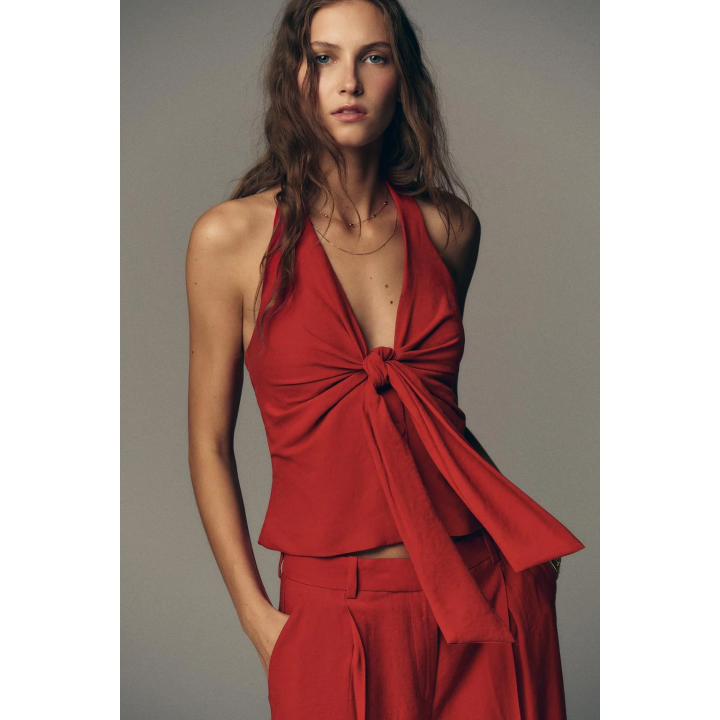 ЖИЛЕТ-ХАЛТЕР С УЗЛОМ