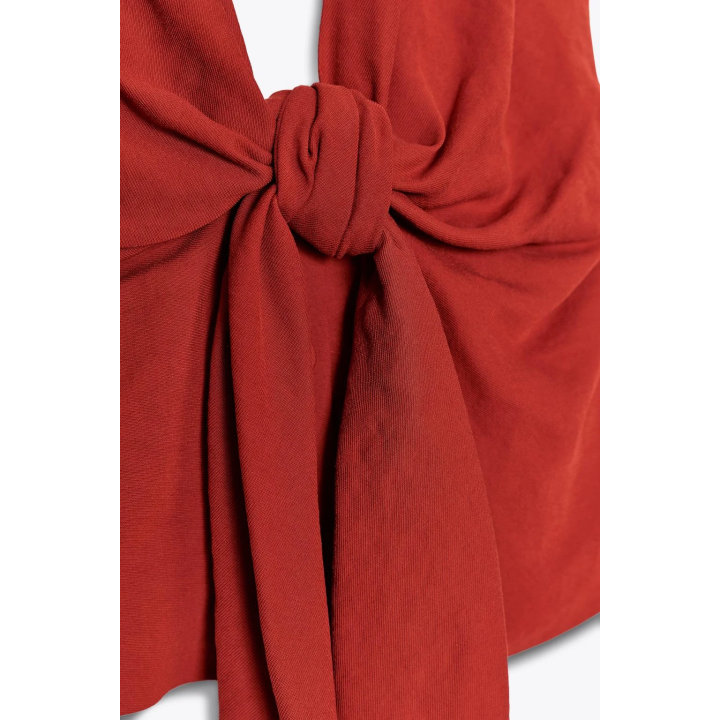 ЖИЛЕТ-ХАЛТЕР С УЗЛОМ