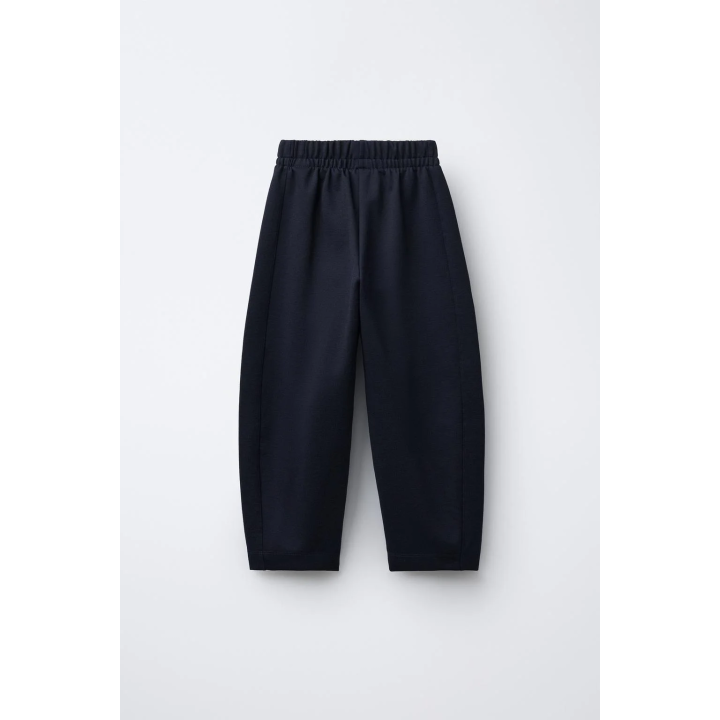 БРЮКИ BARREL ИЗ ТРИКОТАЖА РУБЧИК