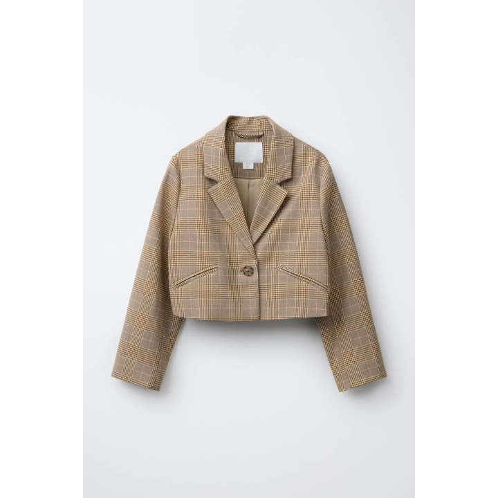 УКОРОЧЕННЫЙ БЛЕЙЗЕР В КЛЕТКУ