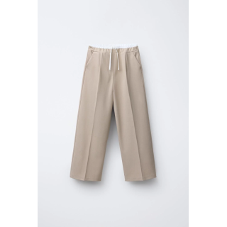 БРЮКИ WIDE LEG С ДВОЙНЫМ ПОЯСОМ