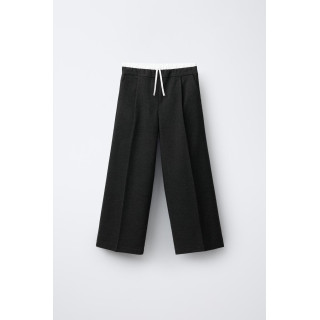 БРЮКИ С ДВОЙНЫМ КОНТРАСТНЫМ ПОЯСОМ