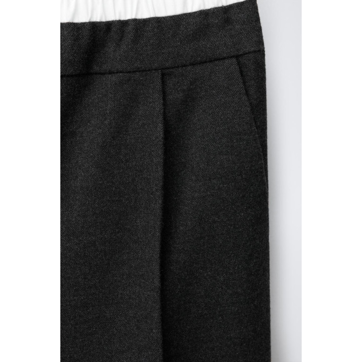 БРЮКИ С ДВОЙНЫМ КОНТРАСТНЫМ ПОЯСОМ