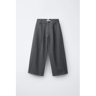 Брюки бочонкового покроя с застрочками