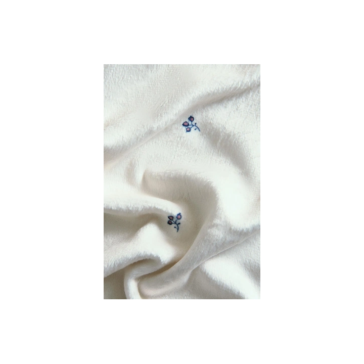 FLEECE FLORAL BABY BLANKET