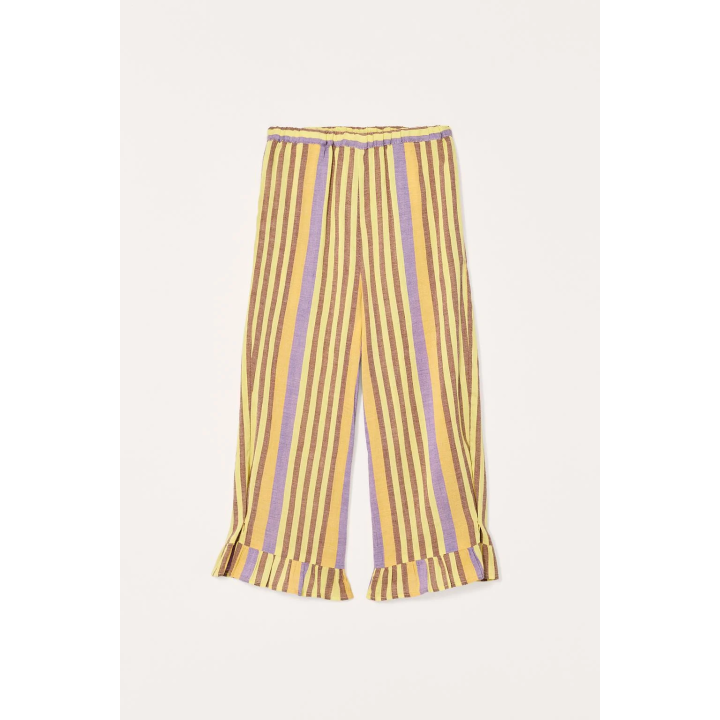 Льняные брюки в полоску limited edition
