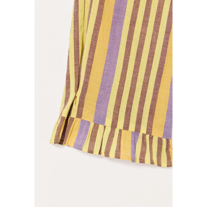 Льняные брюки в полоску limited edition