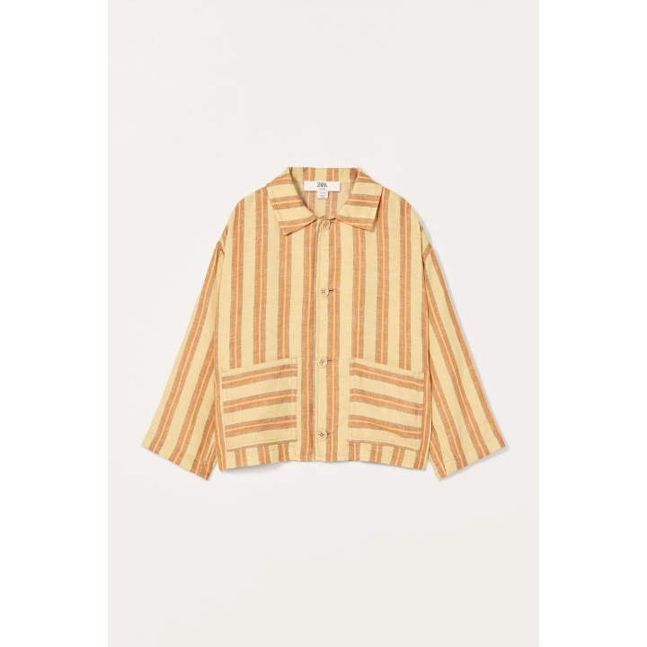 Рубашка limited edition из полосатого льна 100%