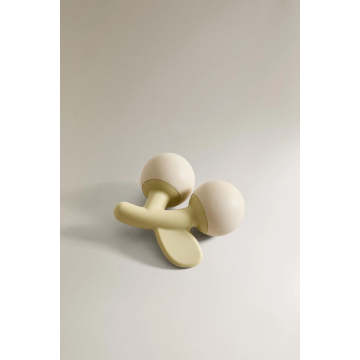 SILICONE FLOWER BABY RATTLE