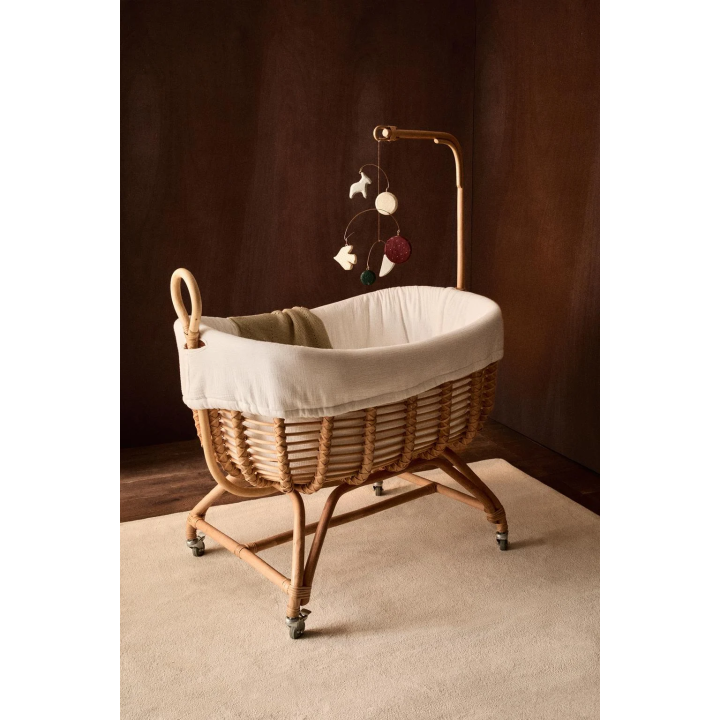 RATTAN MINI COT