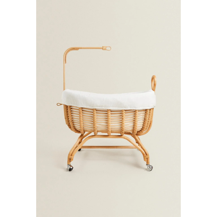 RATTAN MINI COT