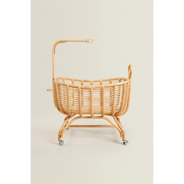 RATTAN MINI COT
