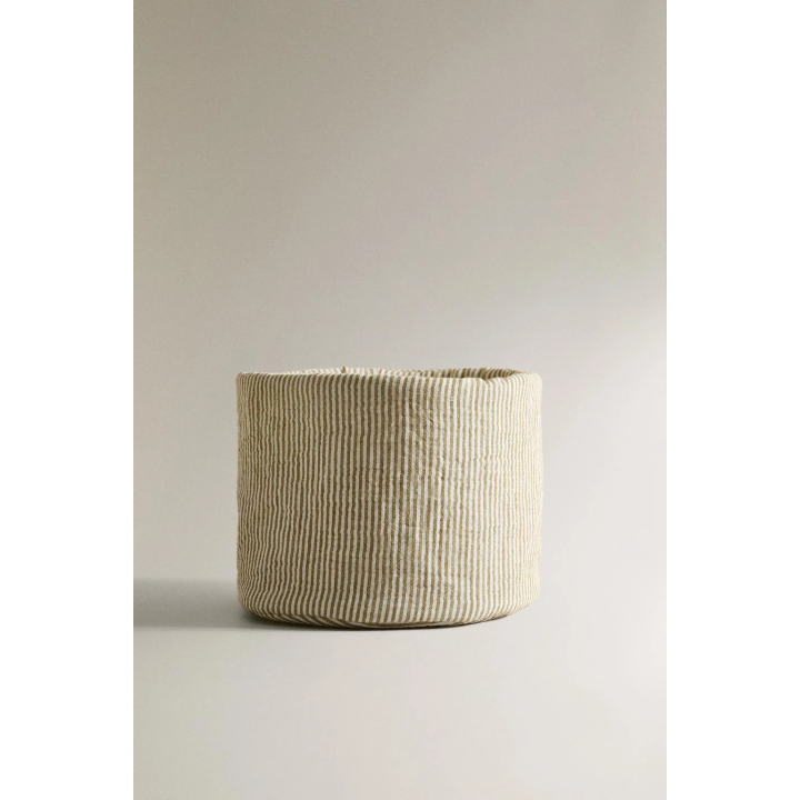 STRIPED MUSLIN ROUND BABY ORGANISER