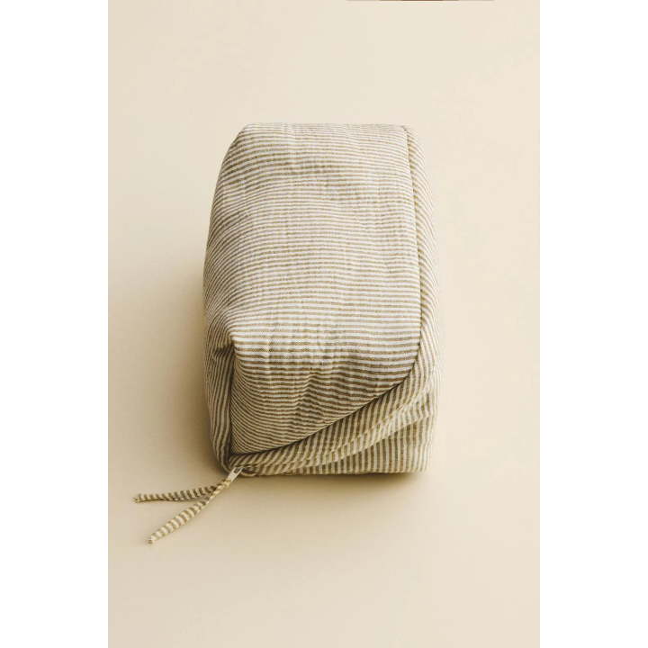 CHILDREN'S STRIPED MUSLIN WASH BAG