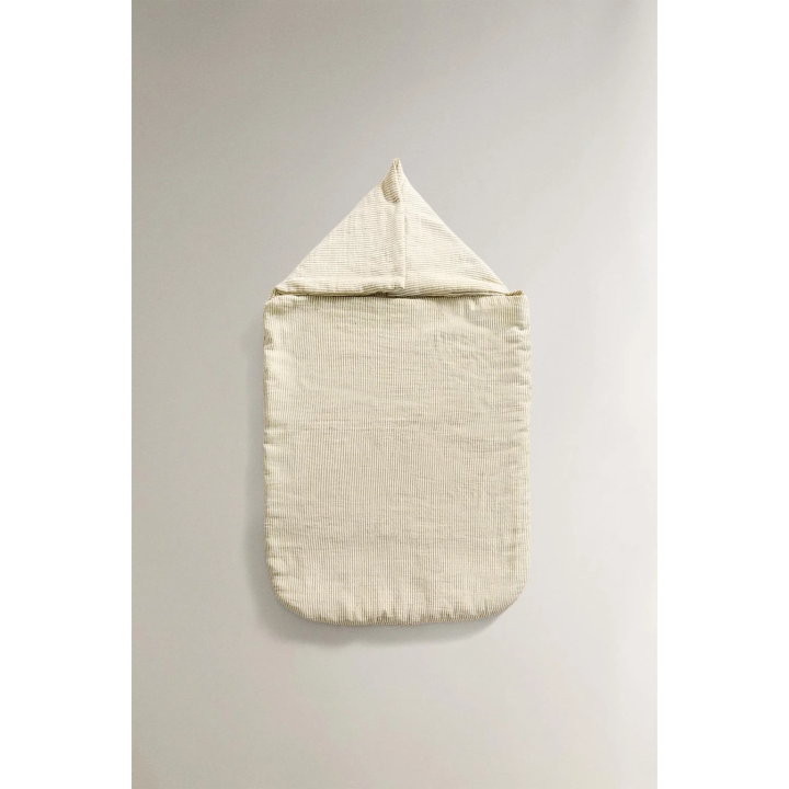 STRIPED MUSLIN CARRYCOT BABY WRAP